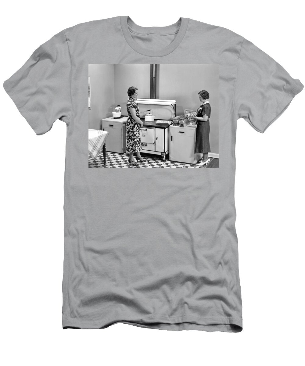 Women Baking Bread Underwood Archives T-Shirt
