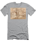 Wooded Landscape with Peasant and Donkeys Thomas Gensboro T-Shirt