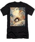 Woodland Creature Hedgehog in a Forest Den Nature Scene Forest Hedgehog Clint Mclaughlin T-Shirt