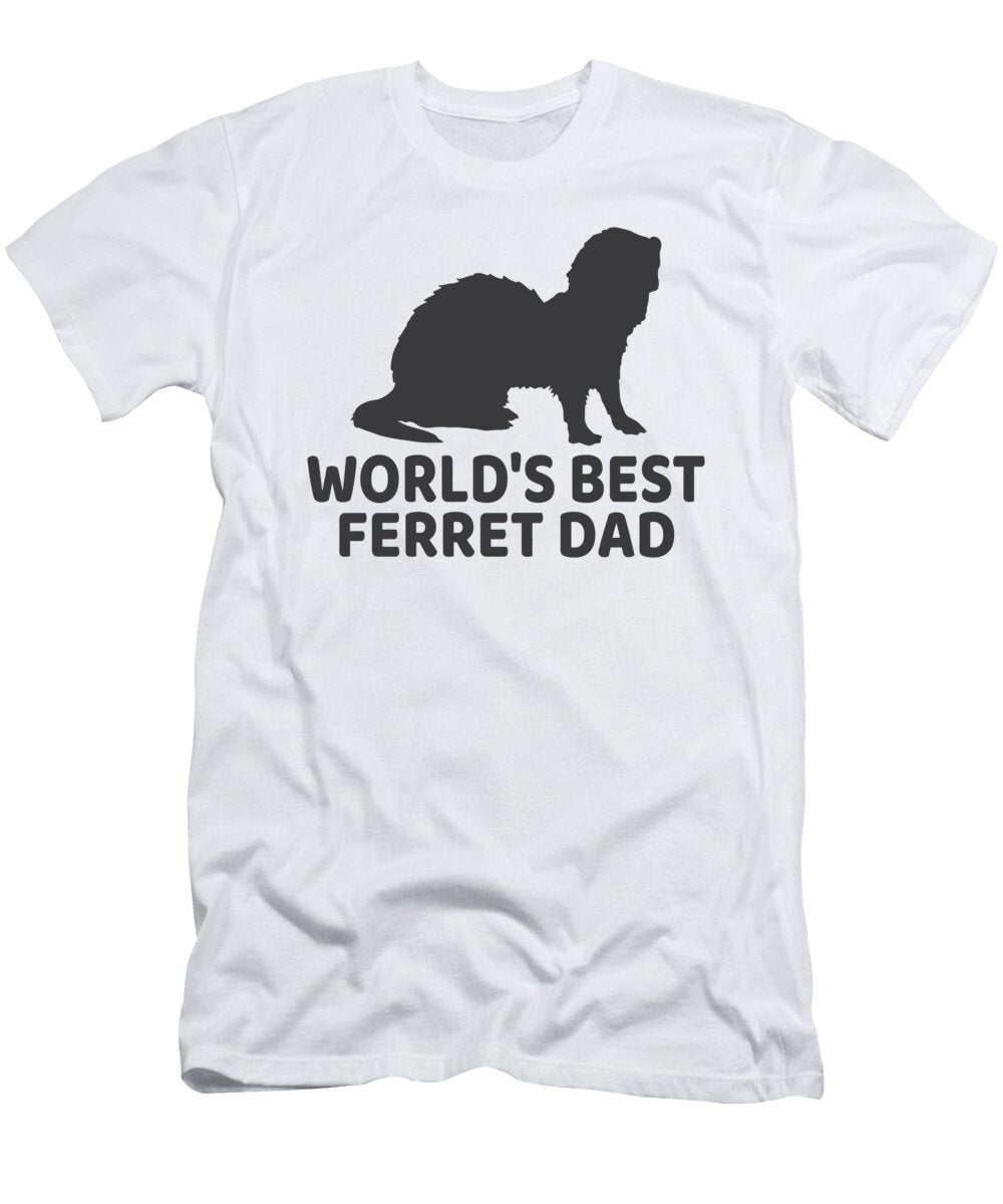 Worlds Best Ferret Dad Tenshirt T-Shirt