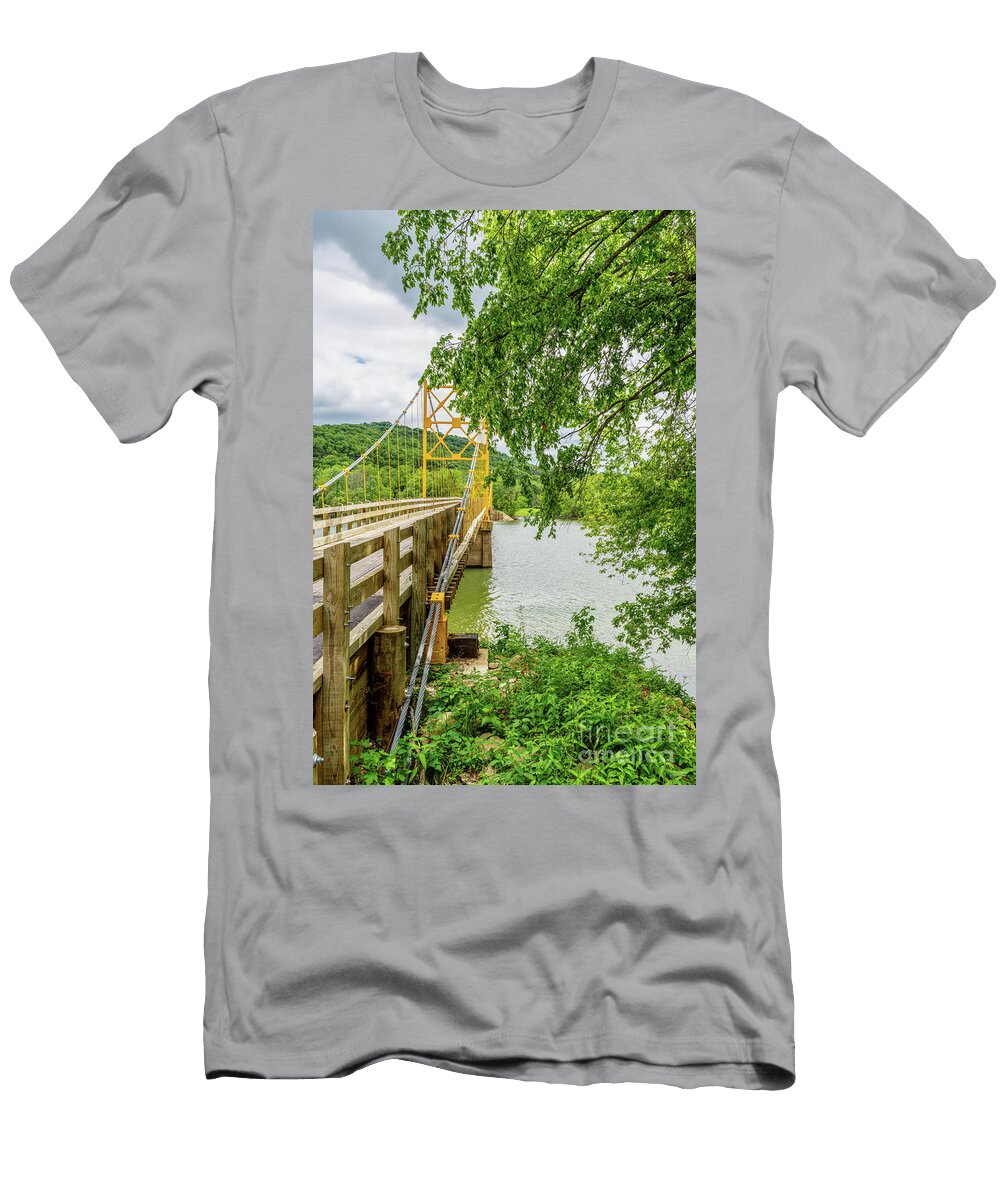 Yellow Beaver Bridge Vertical Jennifer White T-Shirt