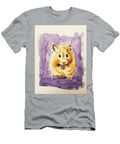 Yellow Hamster in Purple Zelda Tessadori T-Shirt