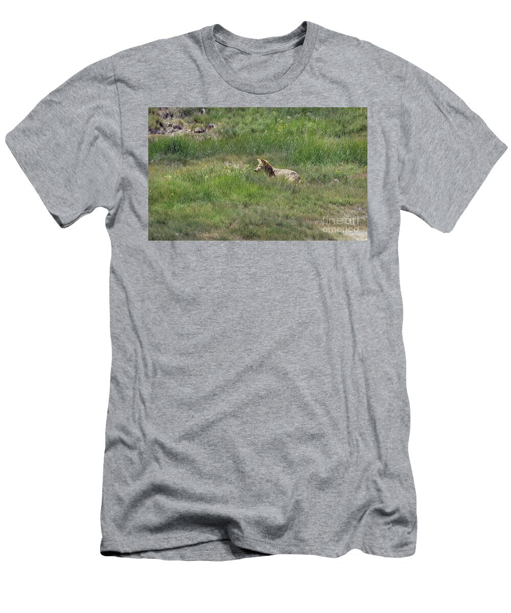 Yellowstone Coyote Karen Jorstad T-Shirt