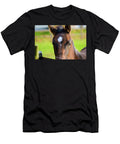 Young Brown Horse Closeup Johan Ferret T-Shirt