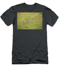 Young Coyote Hunting in Grassy Meadow George Erwin Turner T-Shirt